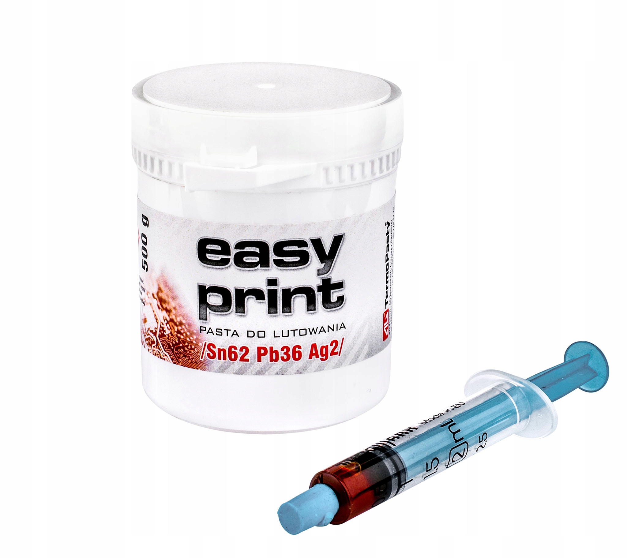 Pasta lutownicza EasyPrint Sn62Pb36Ag2 500g_AGT027
