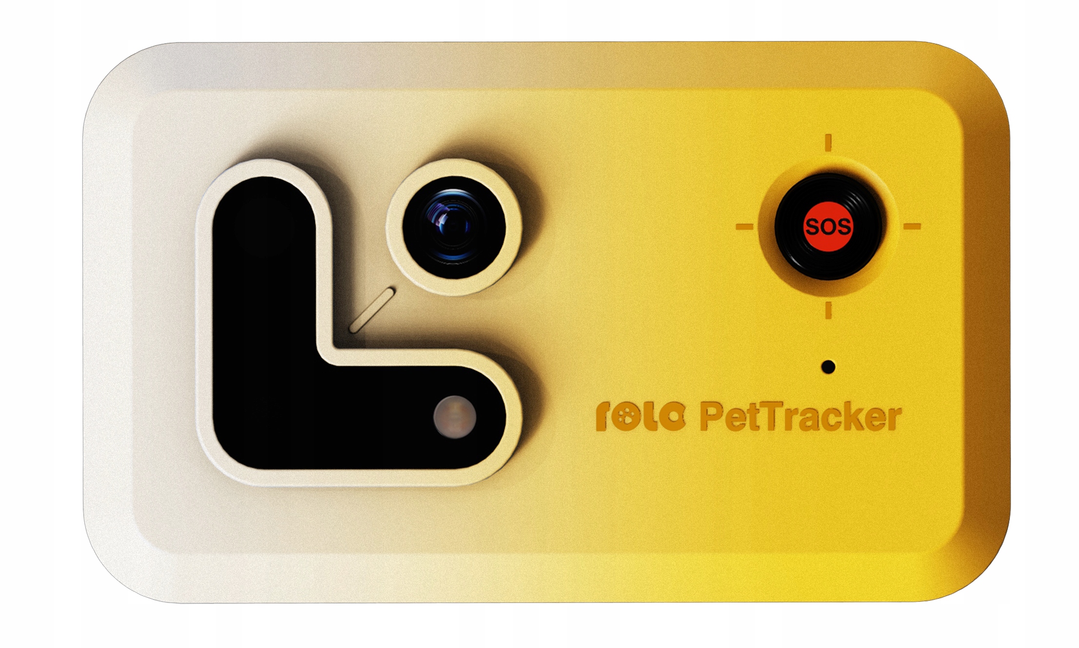 EnaBot Role PetTracker lokalizátor pro psy s vestavěnou kamerou, žlutý