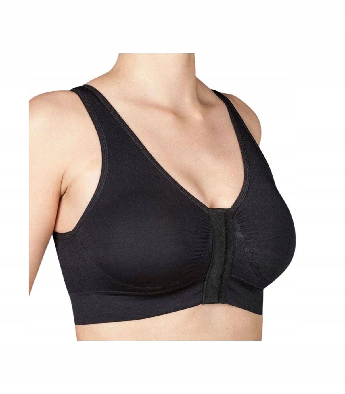 Selene Černá Podprsenka S Předním Zapínáním, Velikost 6_A