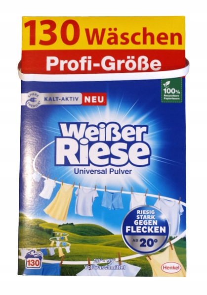 

Weiser Riese proszek universal 130 prań 7,15kg De