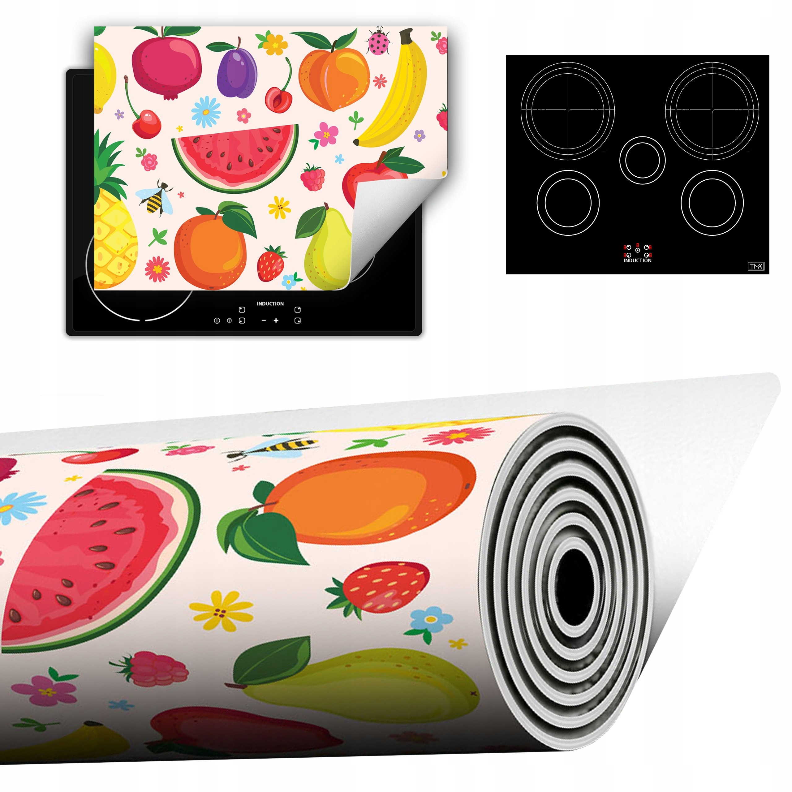 Vinylová Podložka Do Kuchyně Více Místa 70x52 barevná ovoce