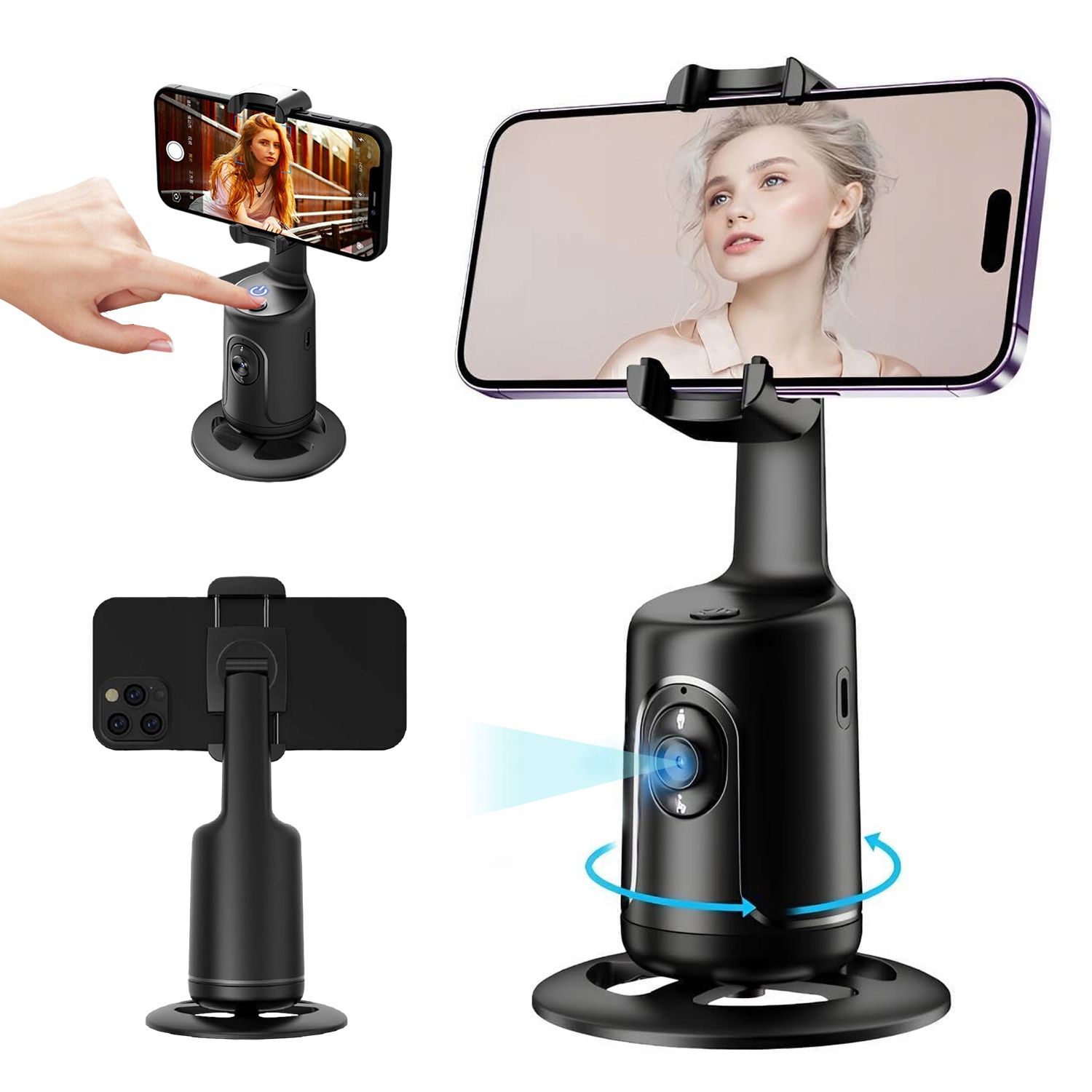 Gimbal Otočný Držák Telefonu Stativ A Kamera Sledování Pohybu