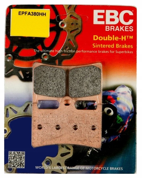 EPFA380HH - ТОРМОЗНЫЕ КОЛОДКИ EBC YAMAHA XT 1200 С TENERE 10-15
