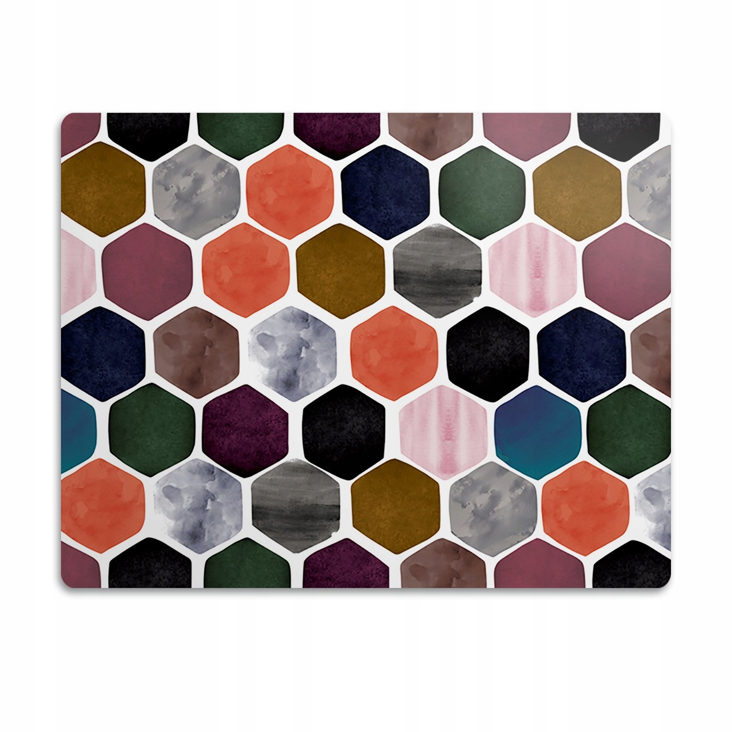 Levně Pro psa ochranná podložka pod misky Hexagony 90x60 cm