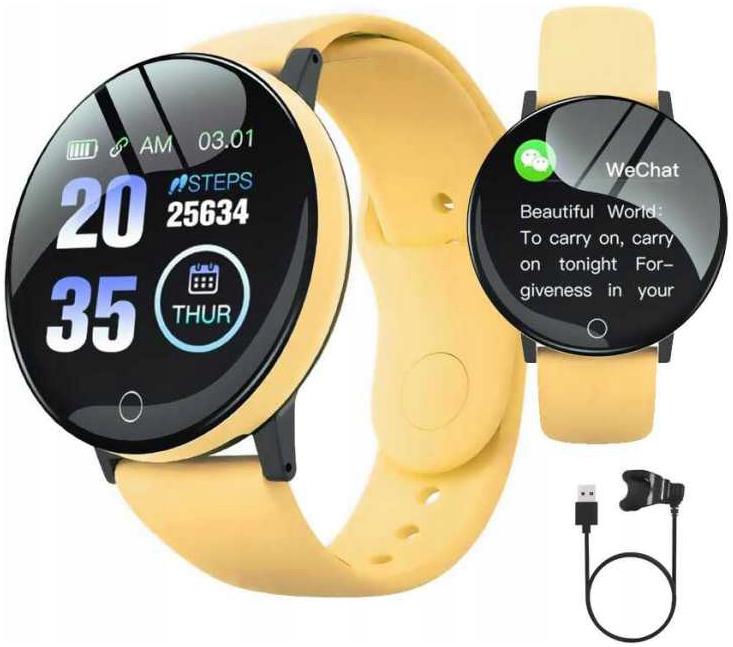 SMARTWATCH zegarek SMARTBAND Puls Krokomierz PL +