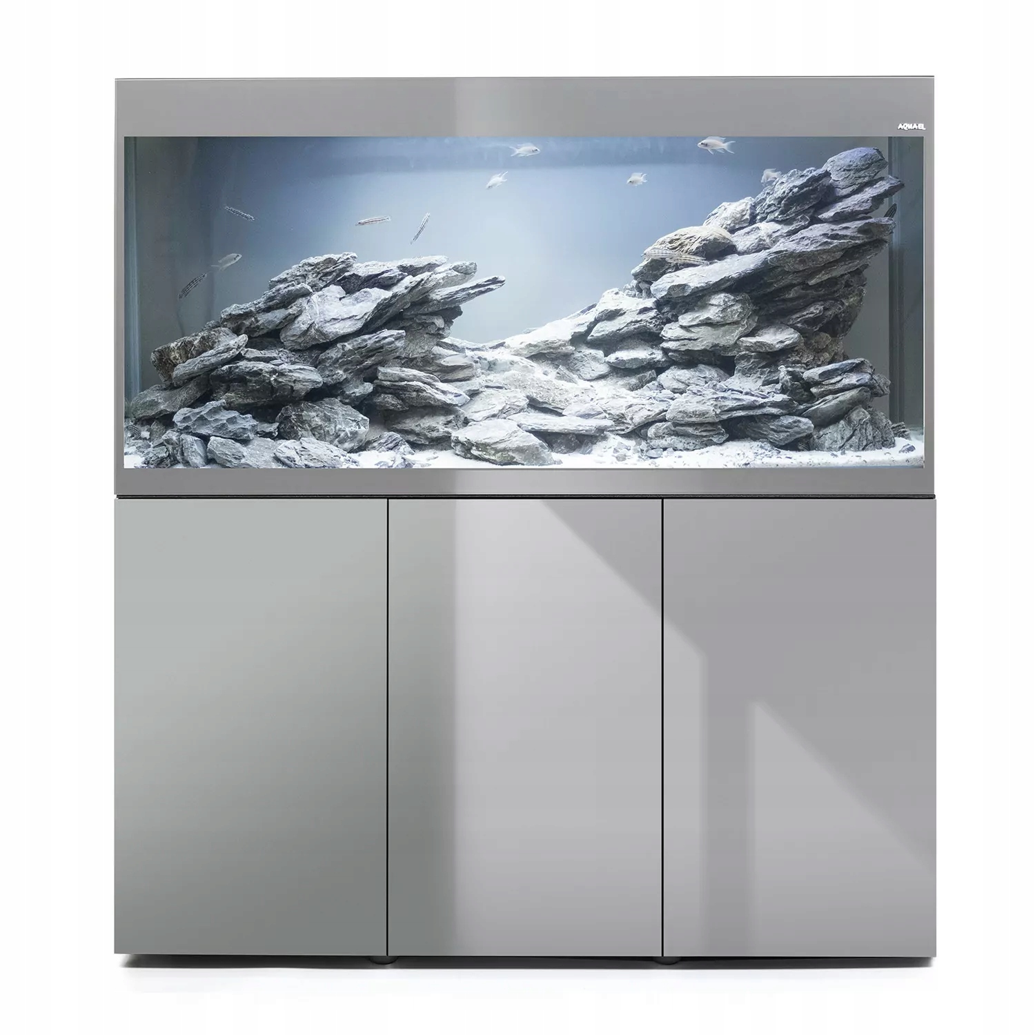 Akwarium Aquael Glossy St 120 D&n Szary Szafka Glossy