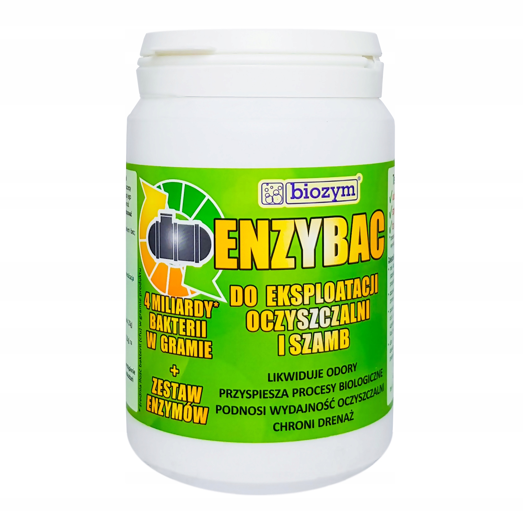 

Enzybac 500G Bakterie do Oczyszczalni 6 miesięcy