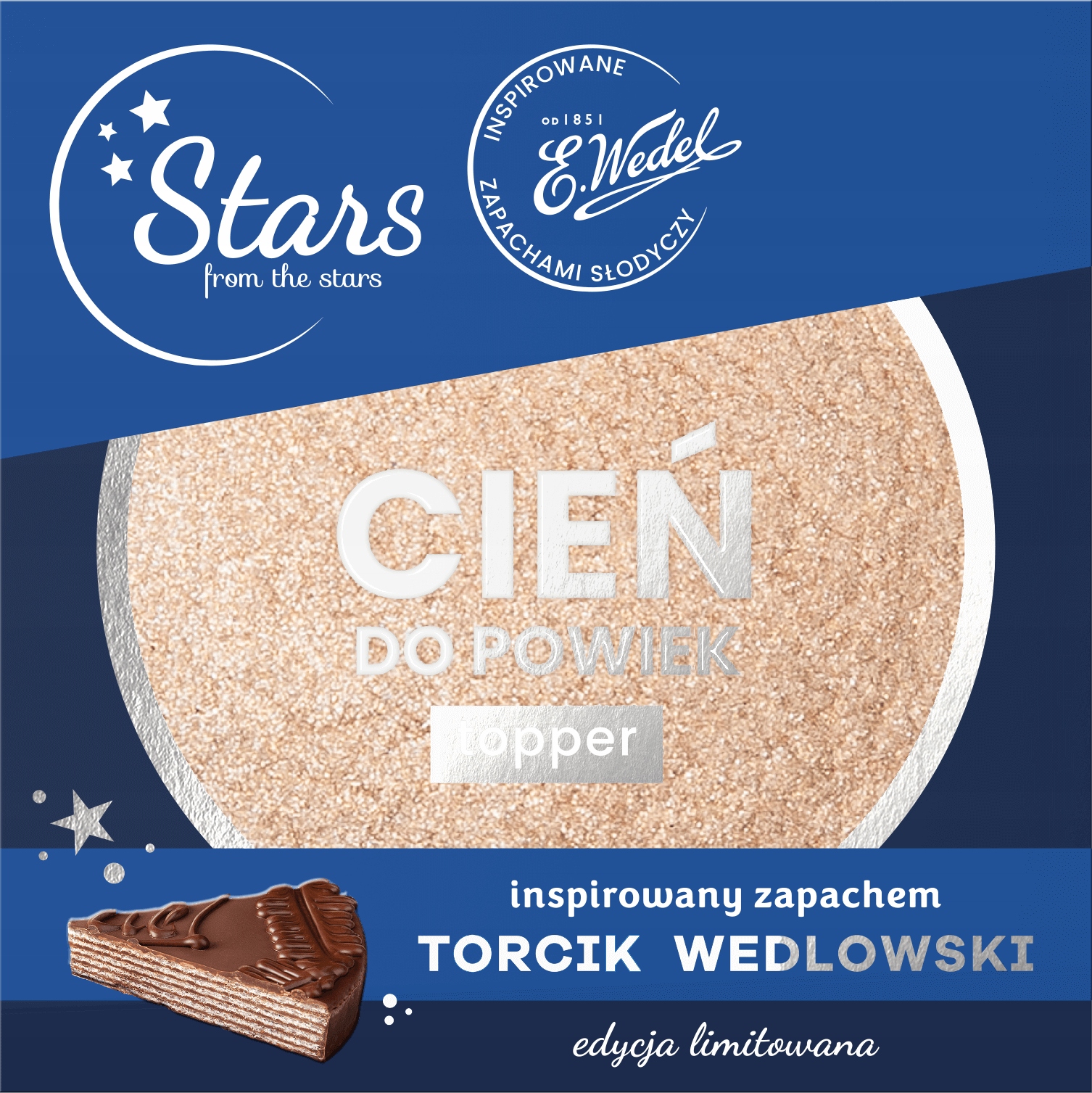 Stars from the stars WEDEL cień do oczu topper 02 olśniewający, 3,2 g