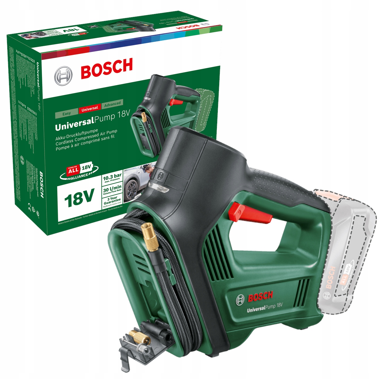 Bosch akumulátorový kompresor UniversalPump 18V