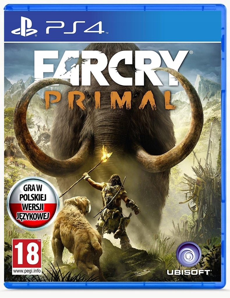 FAR CRY PRIMAL FarCry - PS4 / PS5 - Polska wersja - Płyta Blu-ray