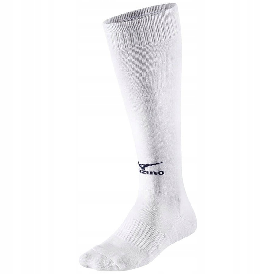 Skarpety siatkarskie Mizuno Comfort Volley Socks Long V2EX6A5571 Biały, 44-