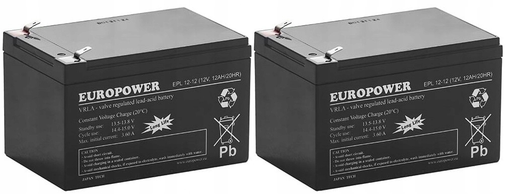 RBC6 Rbc 6 #6 Zestaw Akumulatorów Pakiet Baterii Do Ups Apc 2x Epl 12-12