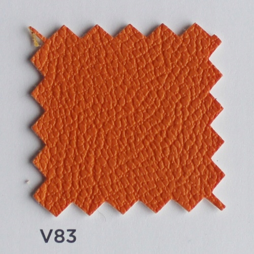 POMARAŃCZOWY Taboret stołek metalowy CHICO-BL NS Materiał metal