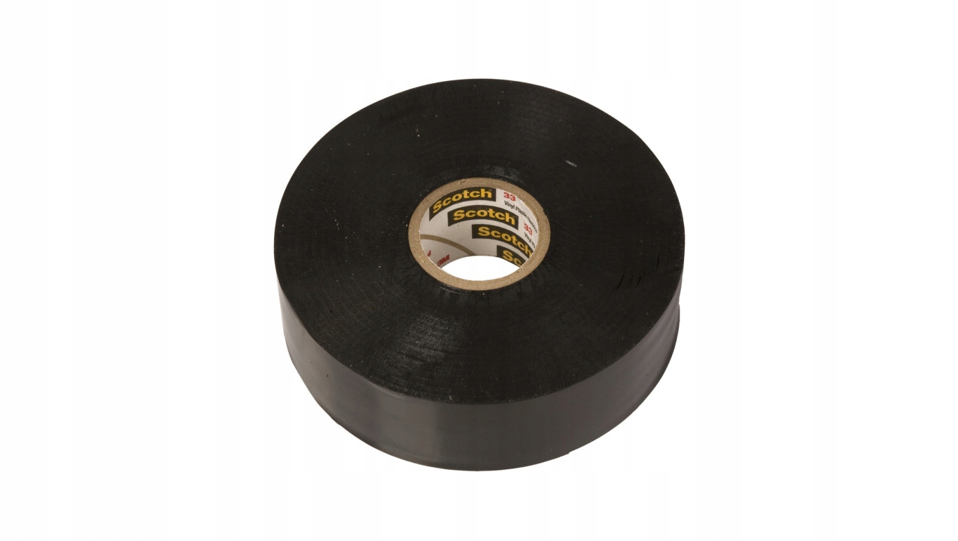 Taśma izolacyjna 25mm x 33m PVC Scotch 33 czarna