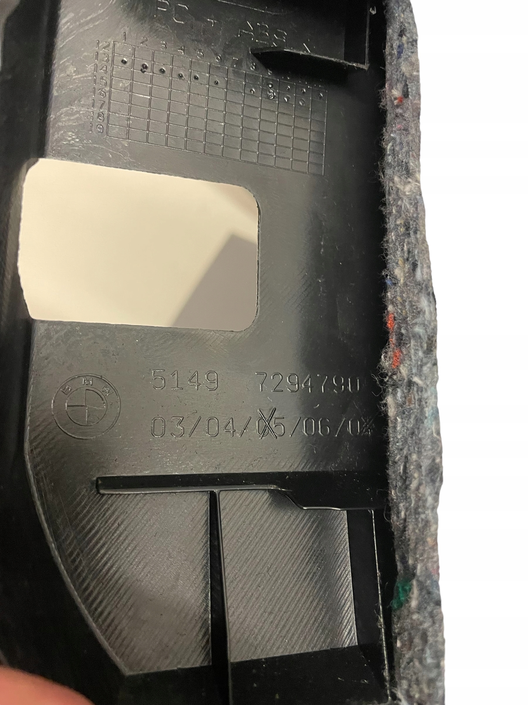 upholstery boot complete BMW X5 F15 F85