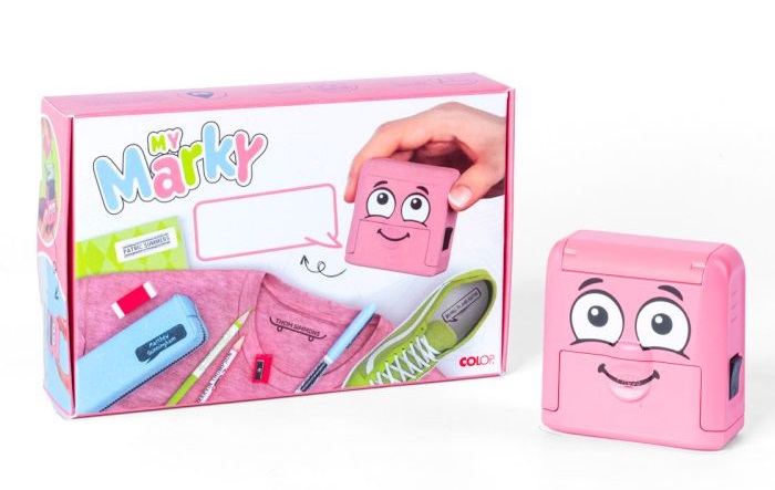 PIECZĄTKA DRUKARENKA COLOP MyMarky do znakowania ODZIEŻY NIE ZGUB SIĘ Kod producenta my-marky