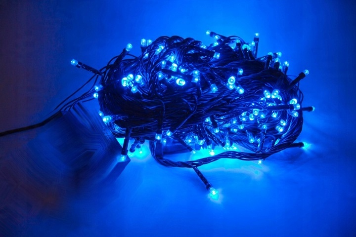 

Lampki Choinkowe 500 Led Niebieskie Wewnetrzne 36M