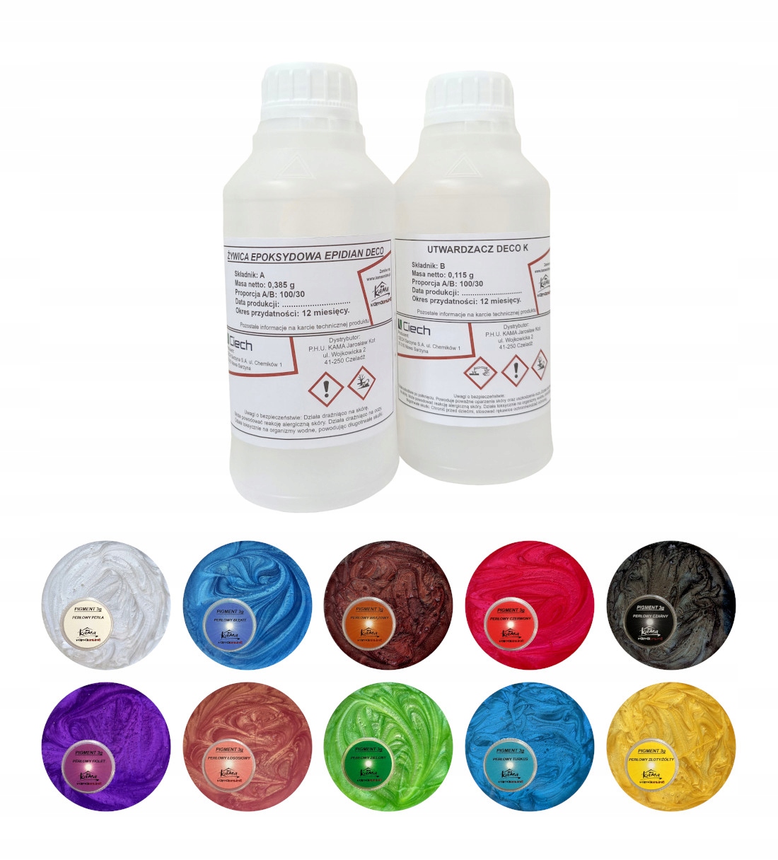 

Żywica odlewnicza do 4cm Epidian Deco 0,5kg+GRATIS