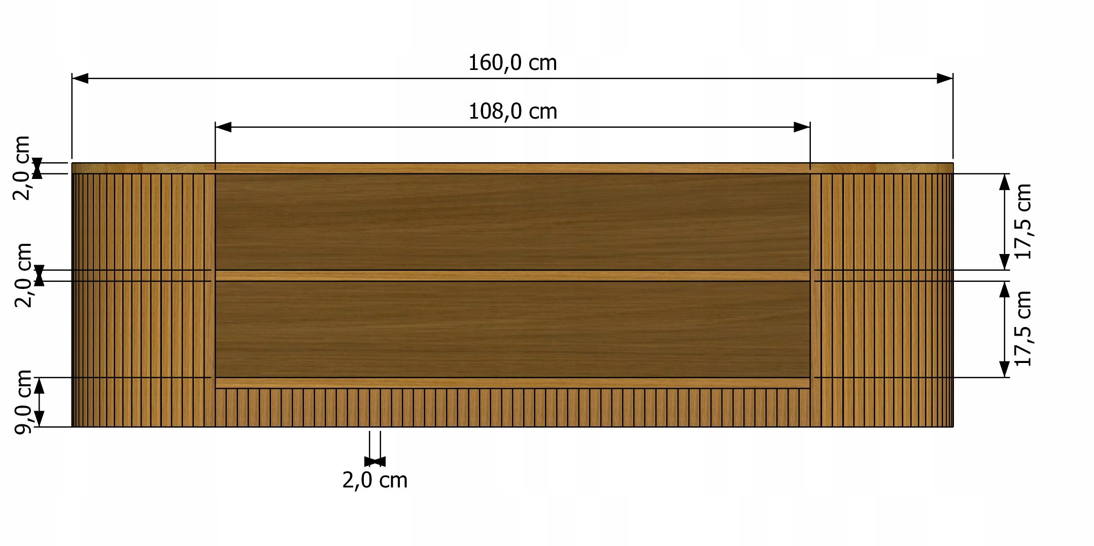 Szafka RTV RITA 100% LITE DREWNO Bukowe. Szerokość mebla 100 cm
