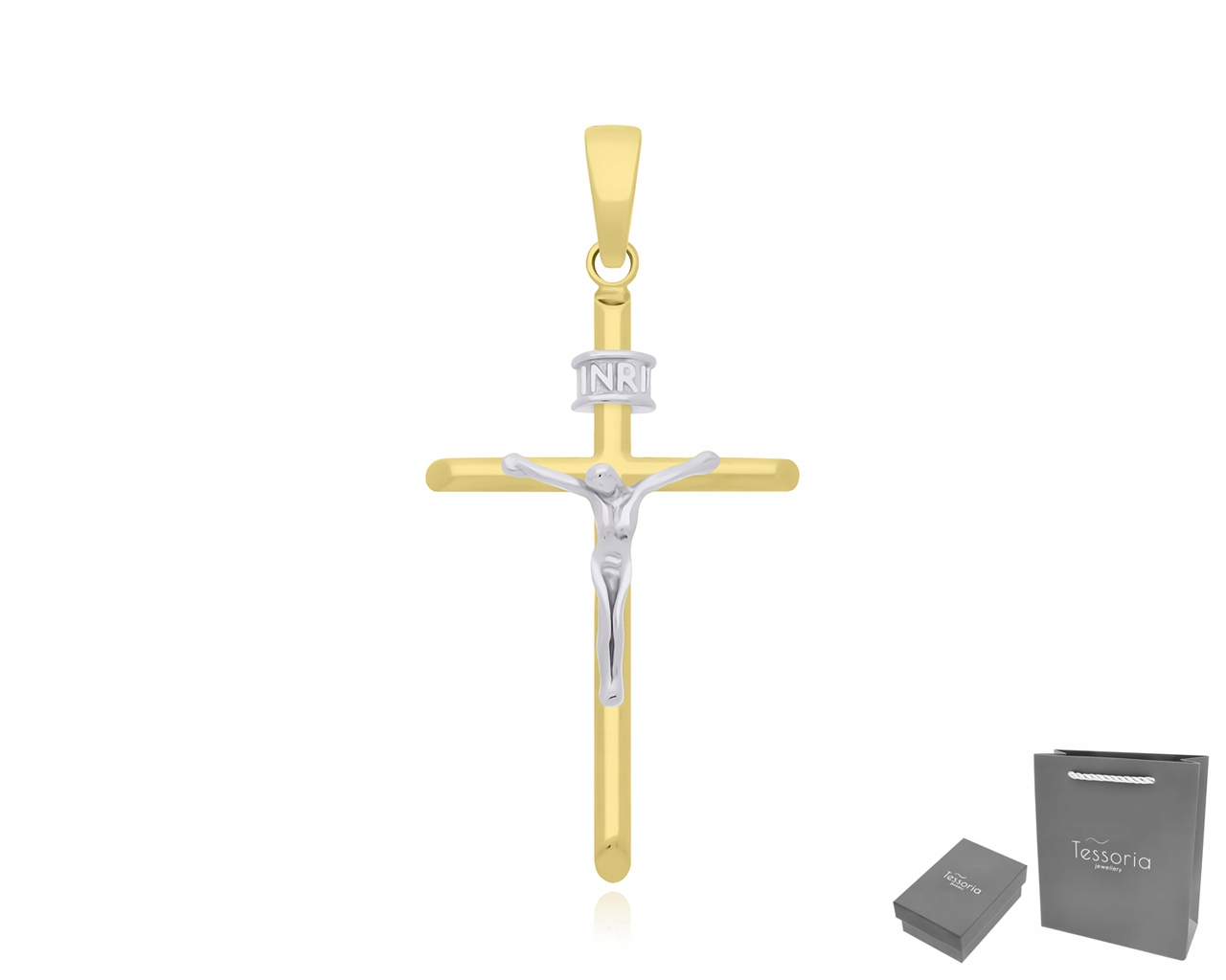 Zlaté křížky 585 s Ježíšem, křížek na Řetízek s obrázkem