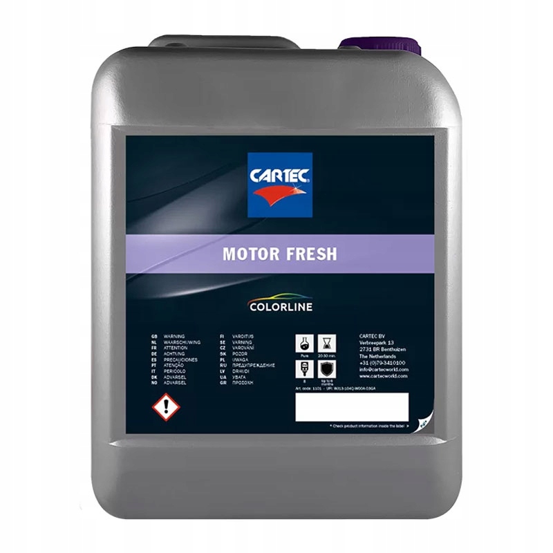 Cartec Motor Fresh 5L – prípravok na osvieženie plastových a gumových prvkov
