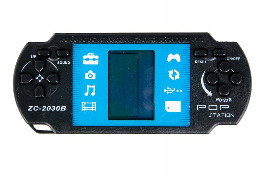 CZARNA GRA ELEKTRONICZNA GRA MINI KONSOLA GIERKA TETRIS CZOŁGI Marka Mega Creative