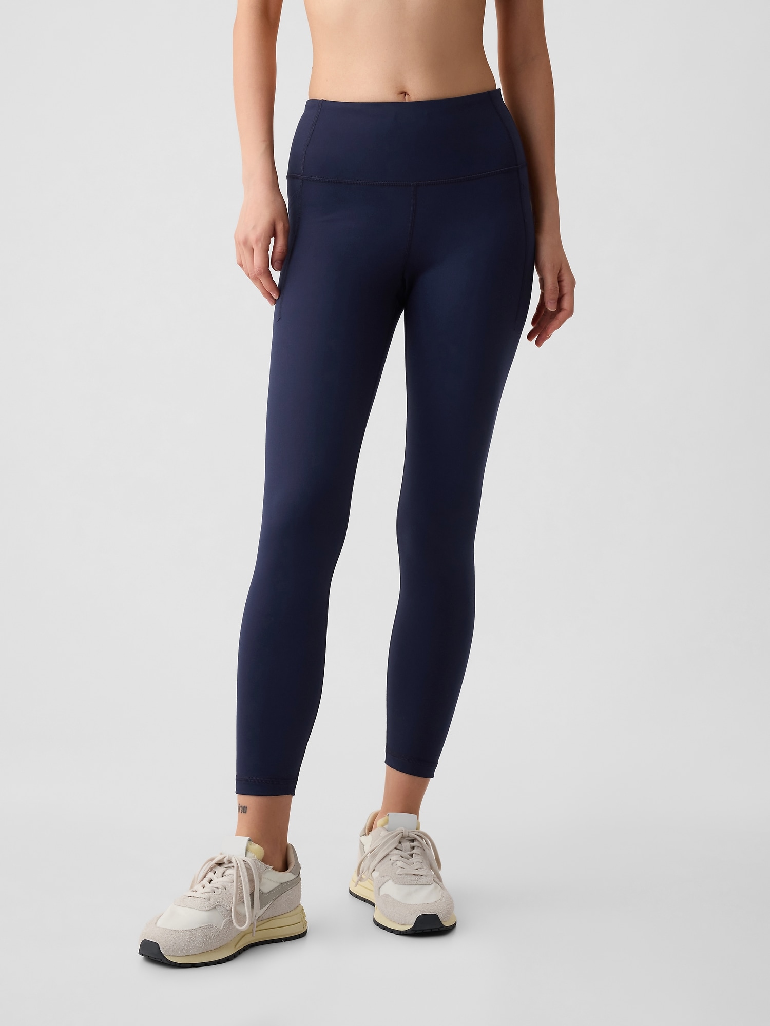 Gap LegínyFit 7/8 high rise modrá