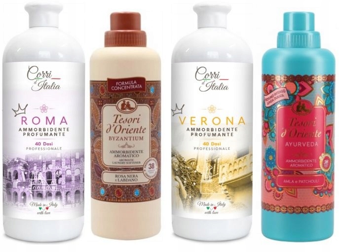 Levně Sada 4 Krásných Tekutin Corri d`ITALIA a Tesori d`ORIENTE Rbva