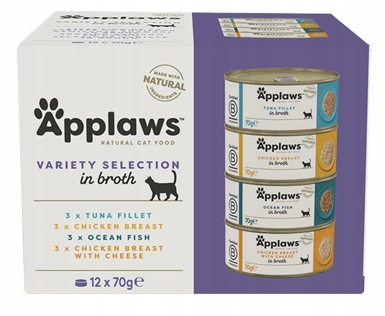 Applaws konzervy pro kočky Multipack Mixed 12x70 g