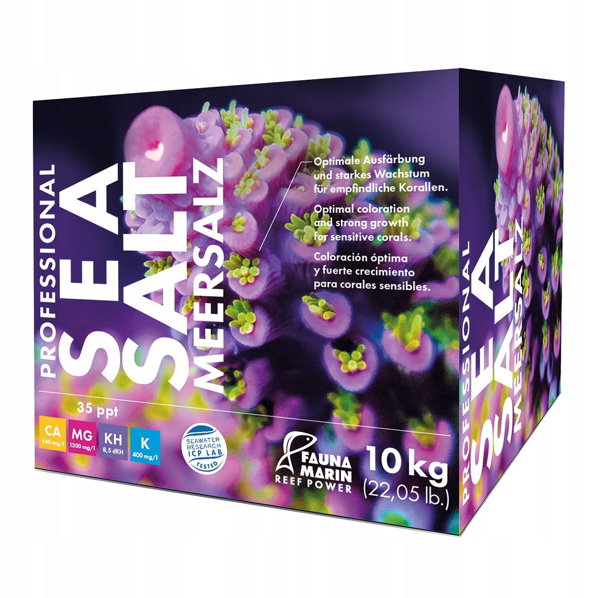 Levně Mořská sůl Fauna Marin profesionální 10 kg