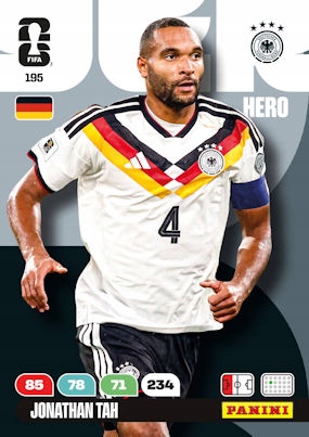 Panini Fifa World Cup 2026 195 Jonathan Tah Germany
