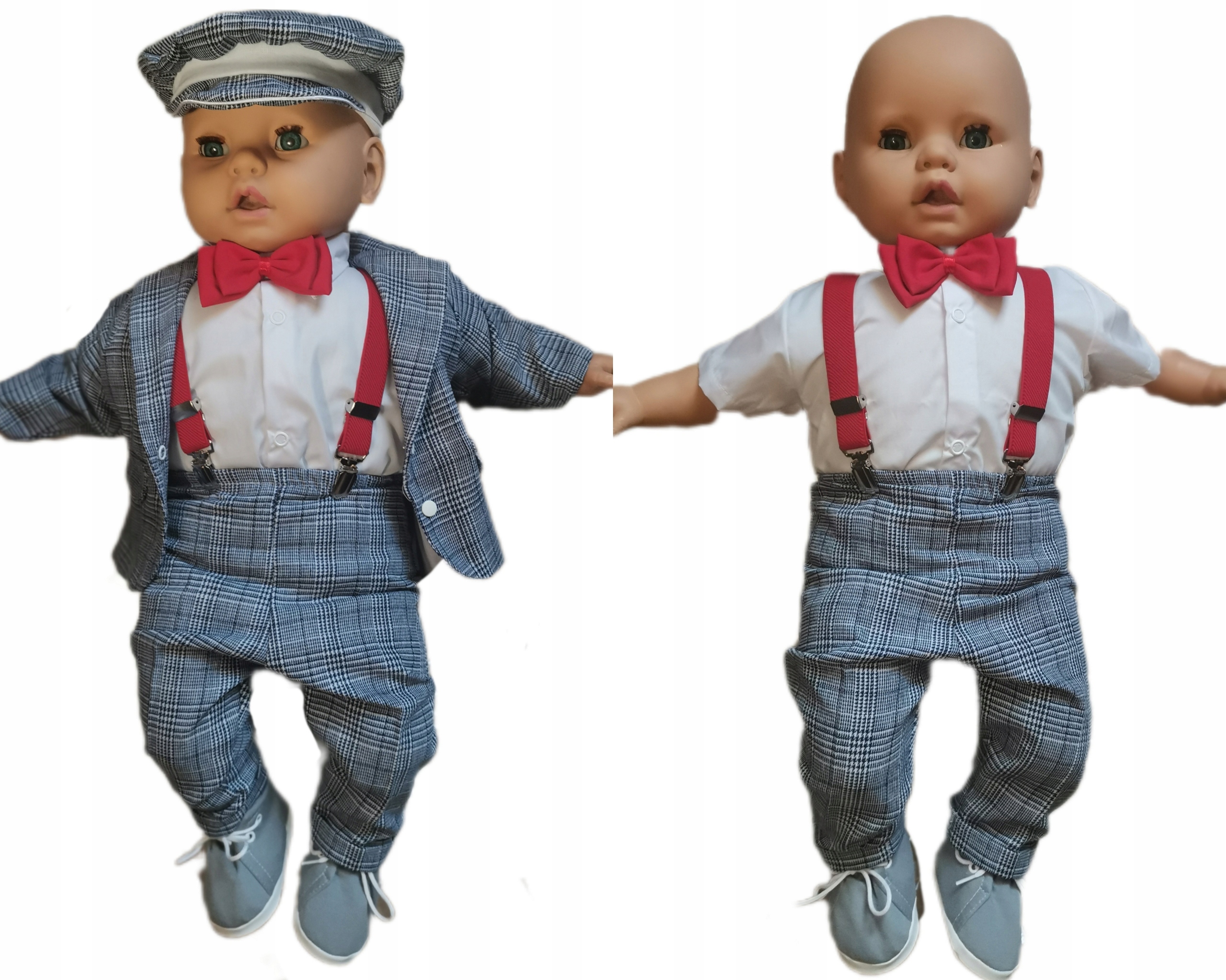 GARNITUR do chrztu ubranko LATO chrzest komplet 74 Rozmiar 74