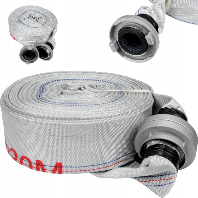 Hasičská hadice Mertz zesílená pro vodu z septiku s koncovkami M8061 2" 30 m