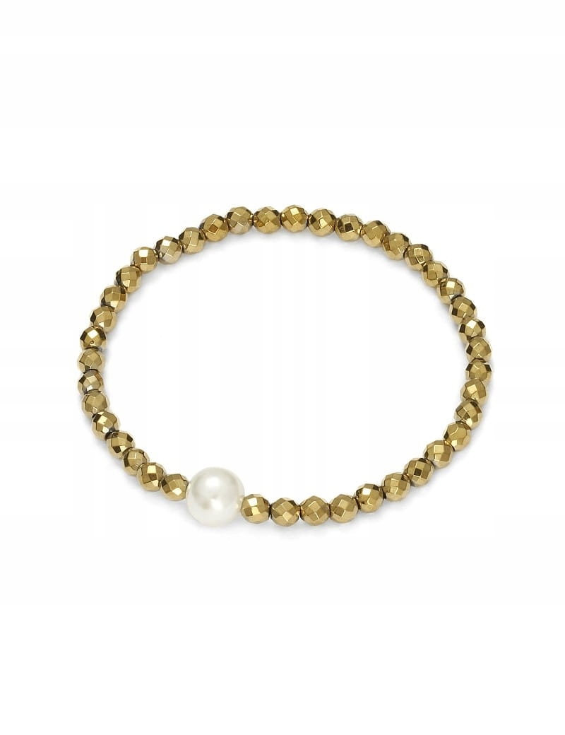 

Bransoletka Hematyt i Perła