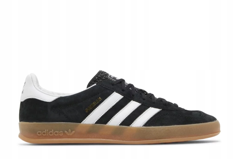 Unisex boty Adidas Gazelle Indoor H06259 černé semišové retro 36 2/3