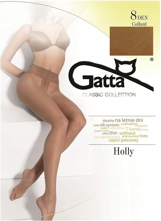 

Gatta Holly letnie rajstopy 8den golden 3