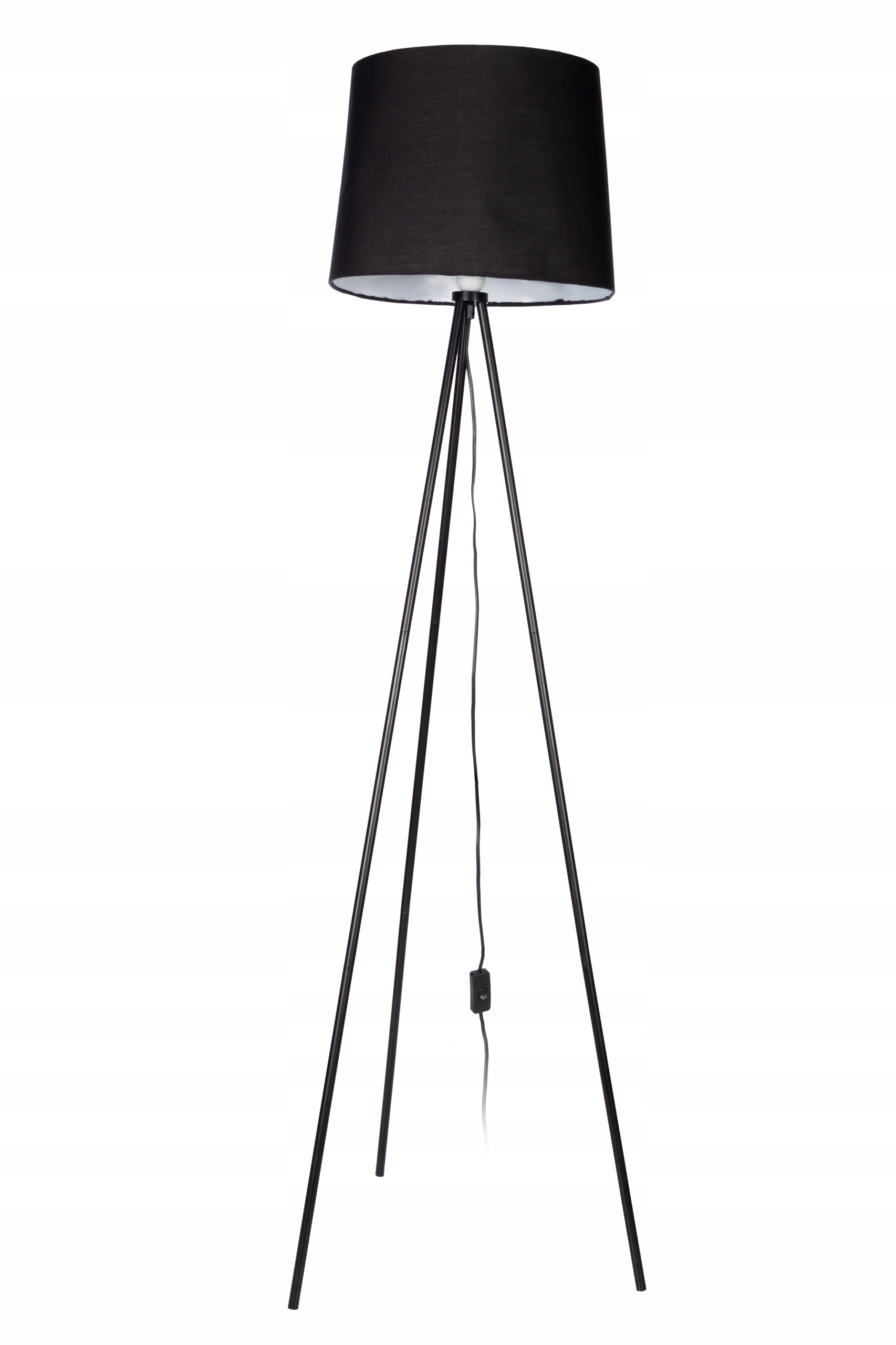 

Lampa Podłogowa stojąca Trójnóg abażur 155cm E27