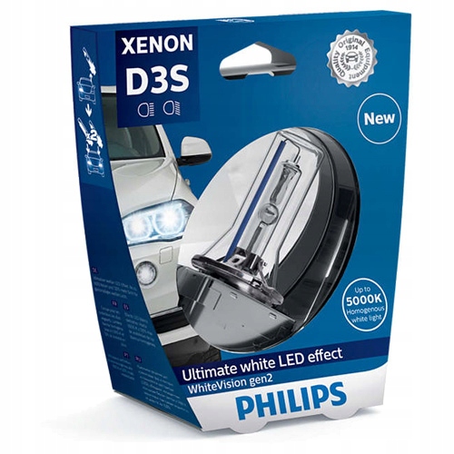 Philips Xenónová Žiarovka D3S 35W 85V White Vision G2
