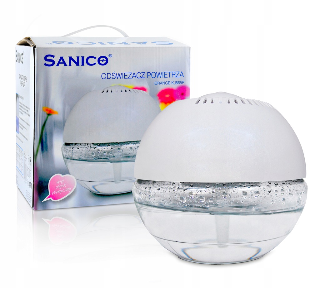 Odświeżacz Powietrza Sanico Orange KJ865P Podświetlenie LED EAN (GTIN) 5901508300409
