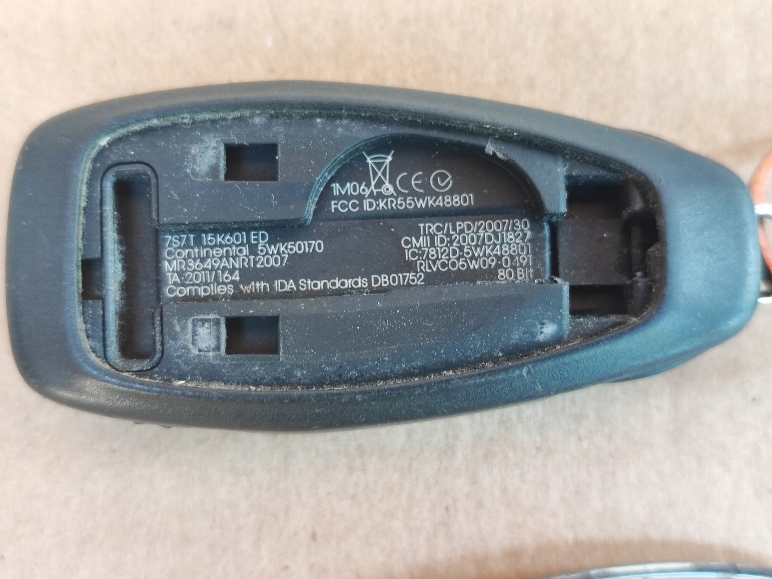 Ford Kuga MK1 LIFT kluczyk pilot keyfree keyless Typ samochodu Samochody osobowe