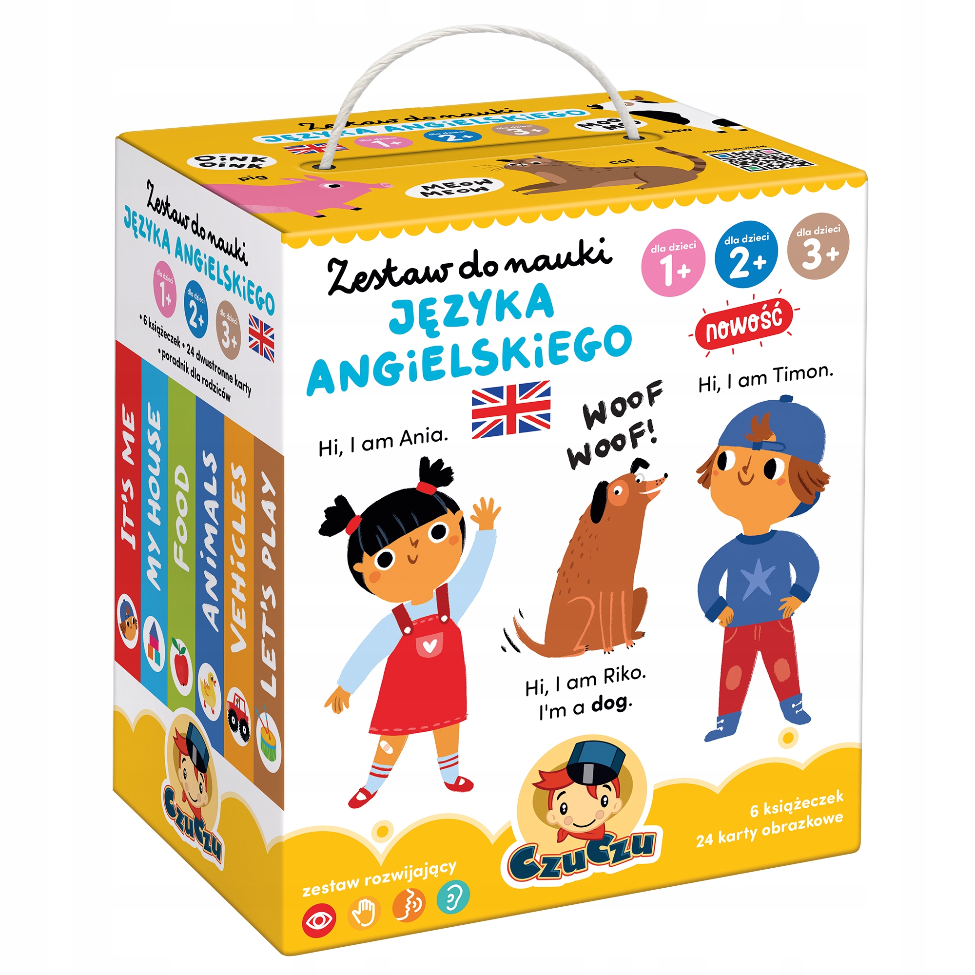 

CzuCzu Zestaw do nauki języka angielskiego 1,2,3+