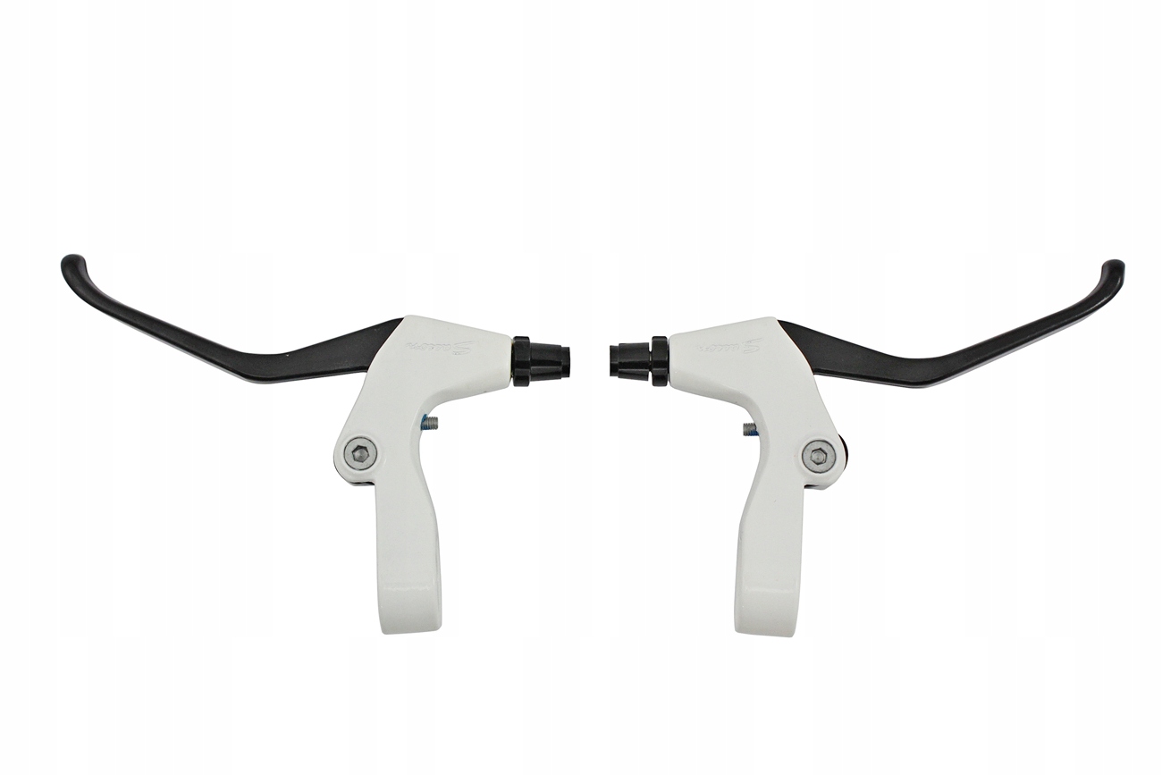 Dźwignie Klamki Hamulca Rowerowego Saccon V-brake Alu P+l Czarno-biała
