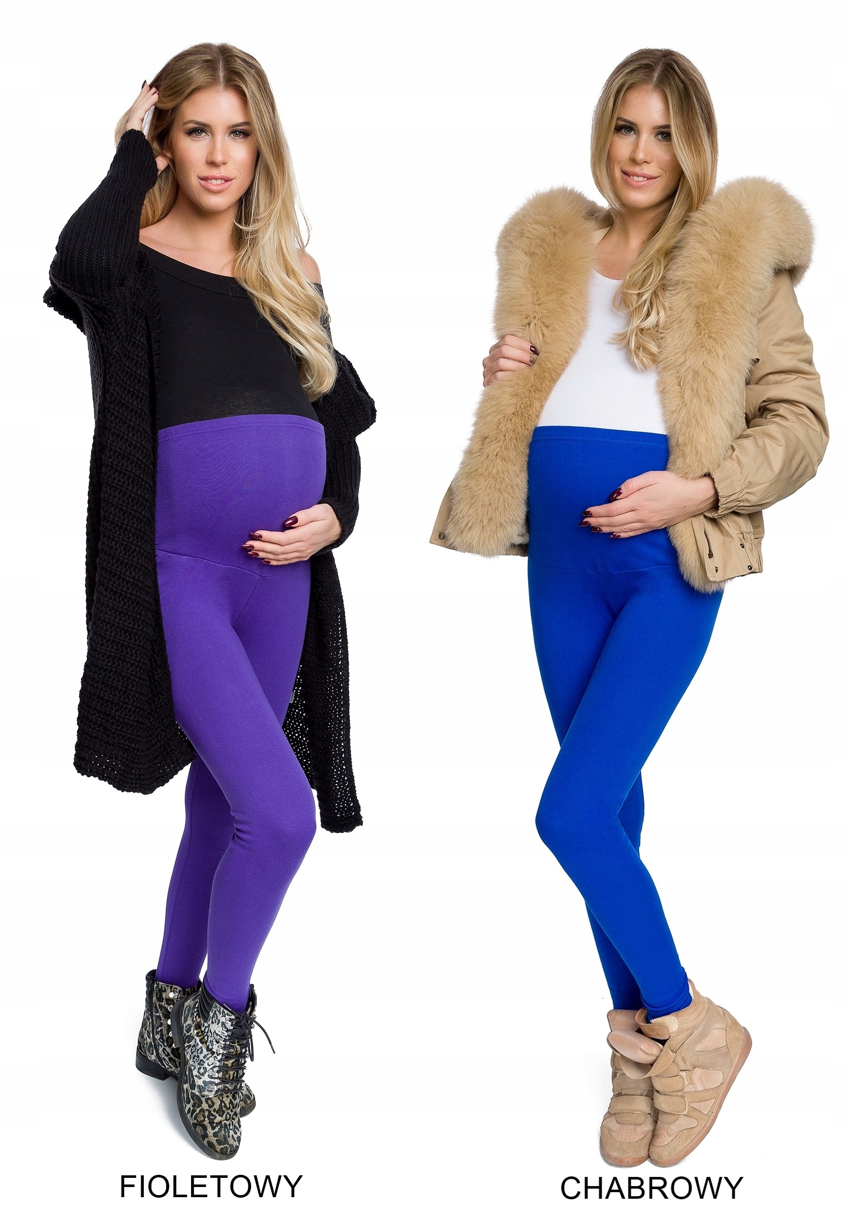 Legginsy CIĄŻOWE jesienno-zimowe C1Z CZ M/38 Rozmiar M