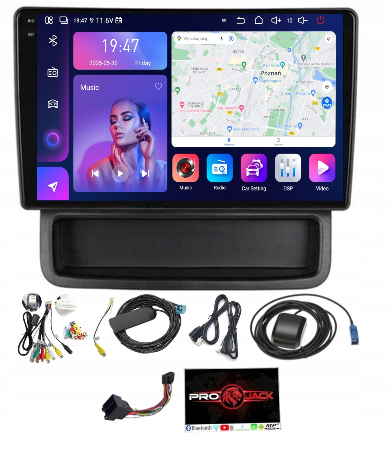 Rádio Android Navigácia Opel Vivaro 2010-2014 Wifi Carplay 8/256GB Sim