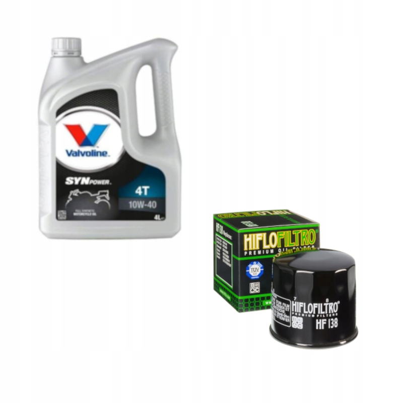 Olej Synpower 4T 10W40 4 l Olejový filter HF138