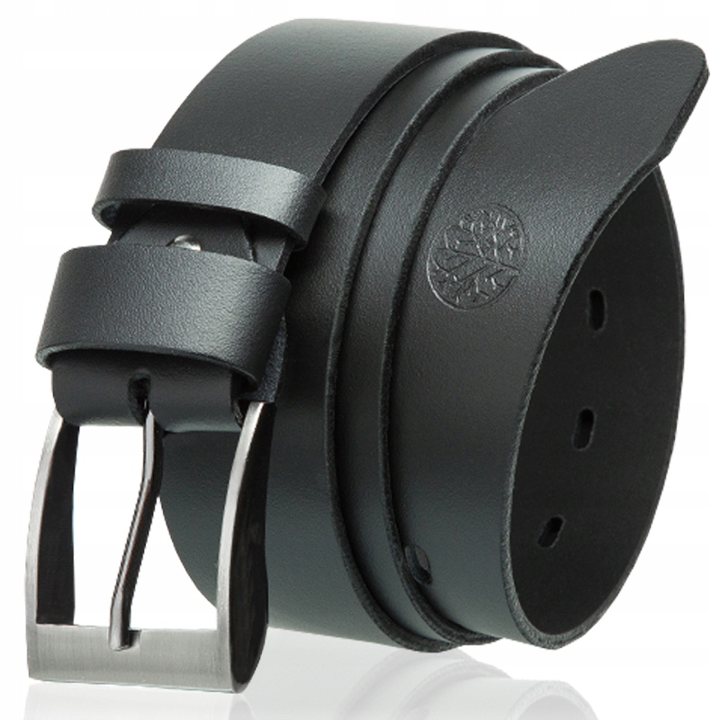 

Pasek skórzany męski czarny szeroki pas Betlewski