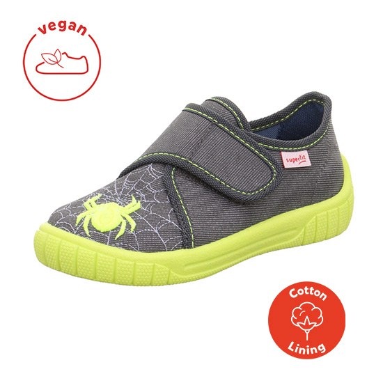 Pantofle Dziecięce Tekstylne Kapcie Superfit Bill Spider Pająk R.30