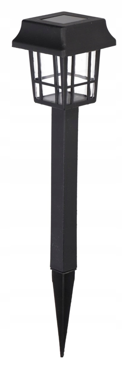LAMPKA SOLARNA LED LAMPKA OGRODOWA WBIJANA DOMEK Wysokość całkowita 32 cm