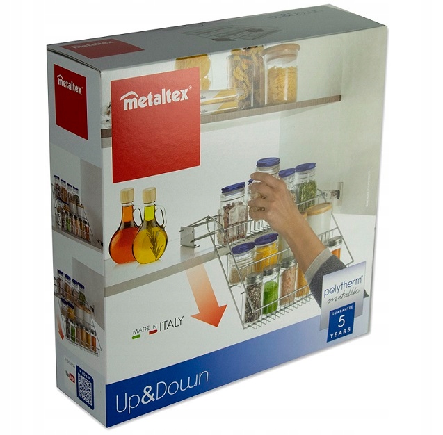 ORGANIZER CARGO KOSZ WYSUWANY PÓŁKA SZAFKA SWISS Wysokość maksymalna 21 cm