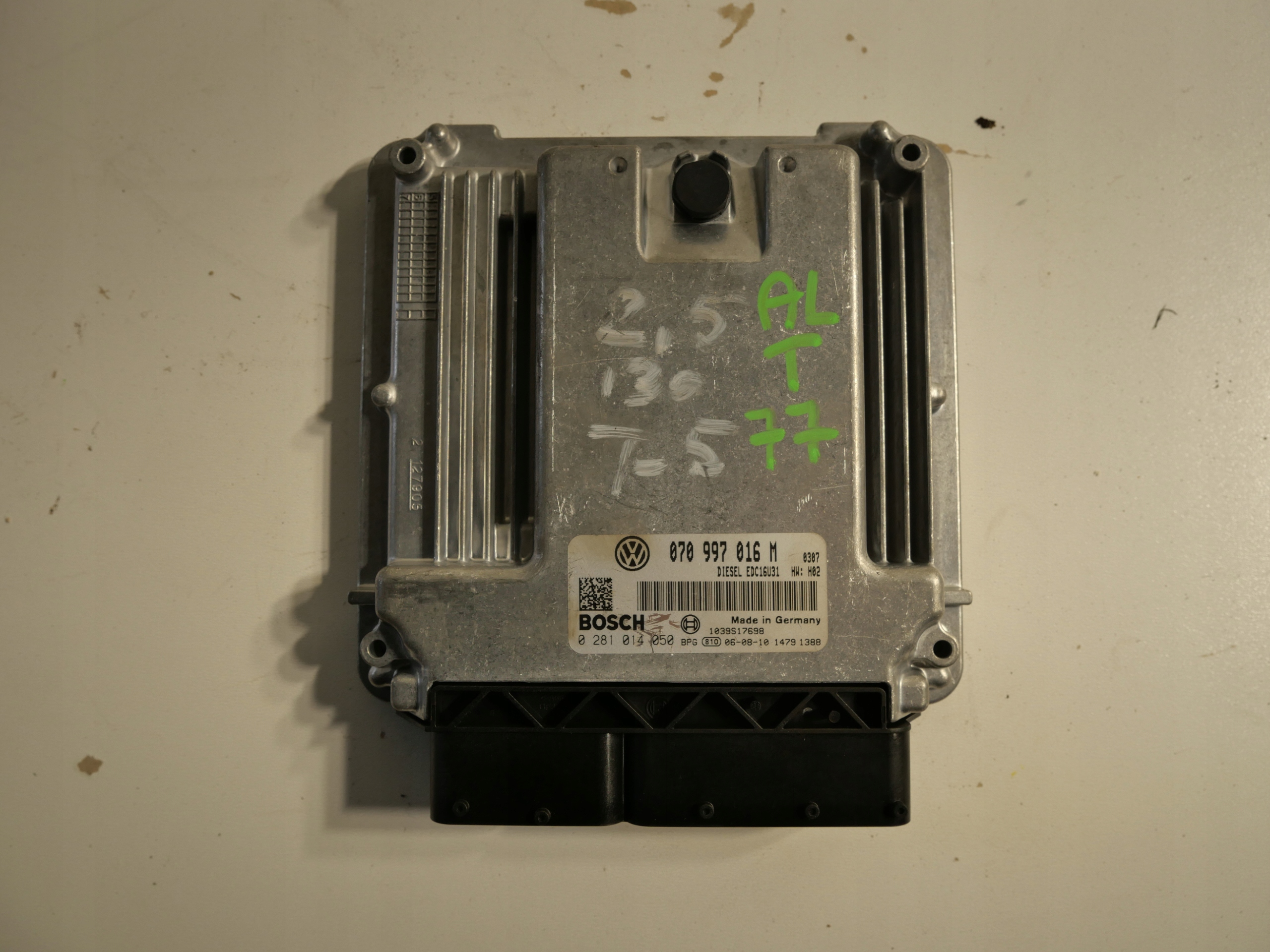 control unit 03G906021PD VW T5 2.5 TDI 070997016M
